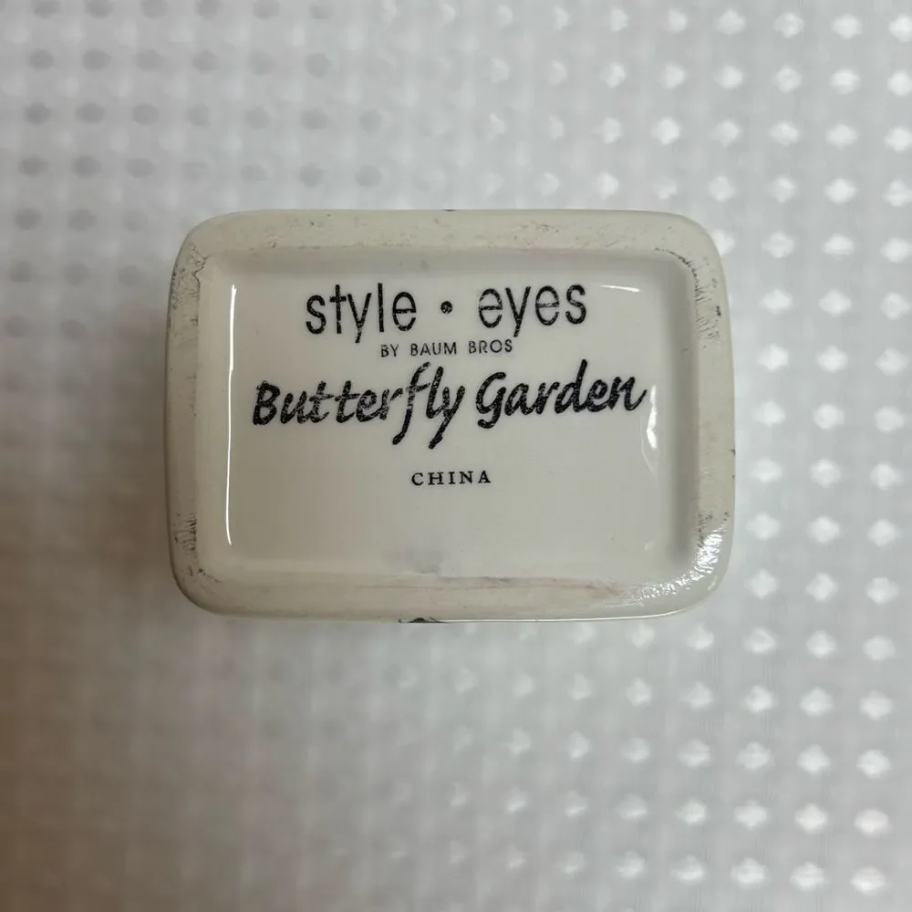 Baun Bros Butterfly Garden Spice Jars Set of 3